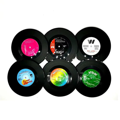 Vinyl Record Coasters