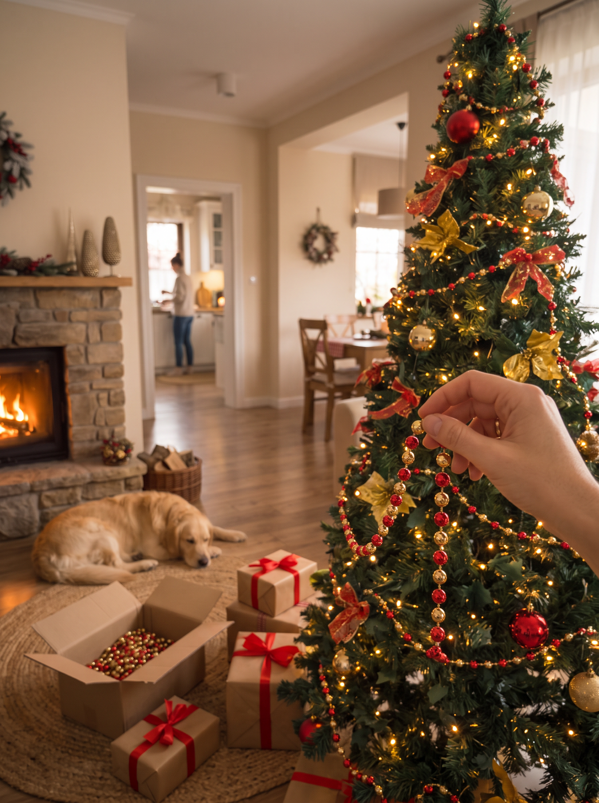 Foldable Pre Decorated Christmas Tree 3